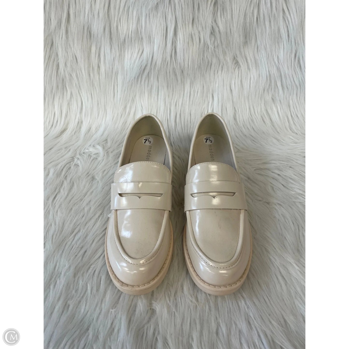 Shoes Heels Block By Madden Girl In Cream, Size: 7.5