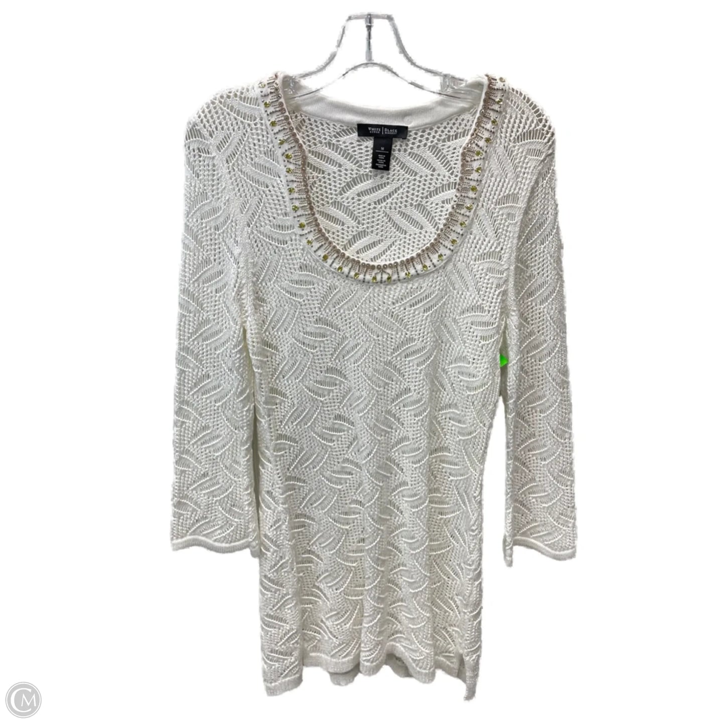 Sweater By White House Black Market In White, Size: M