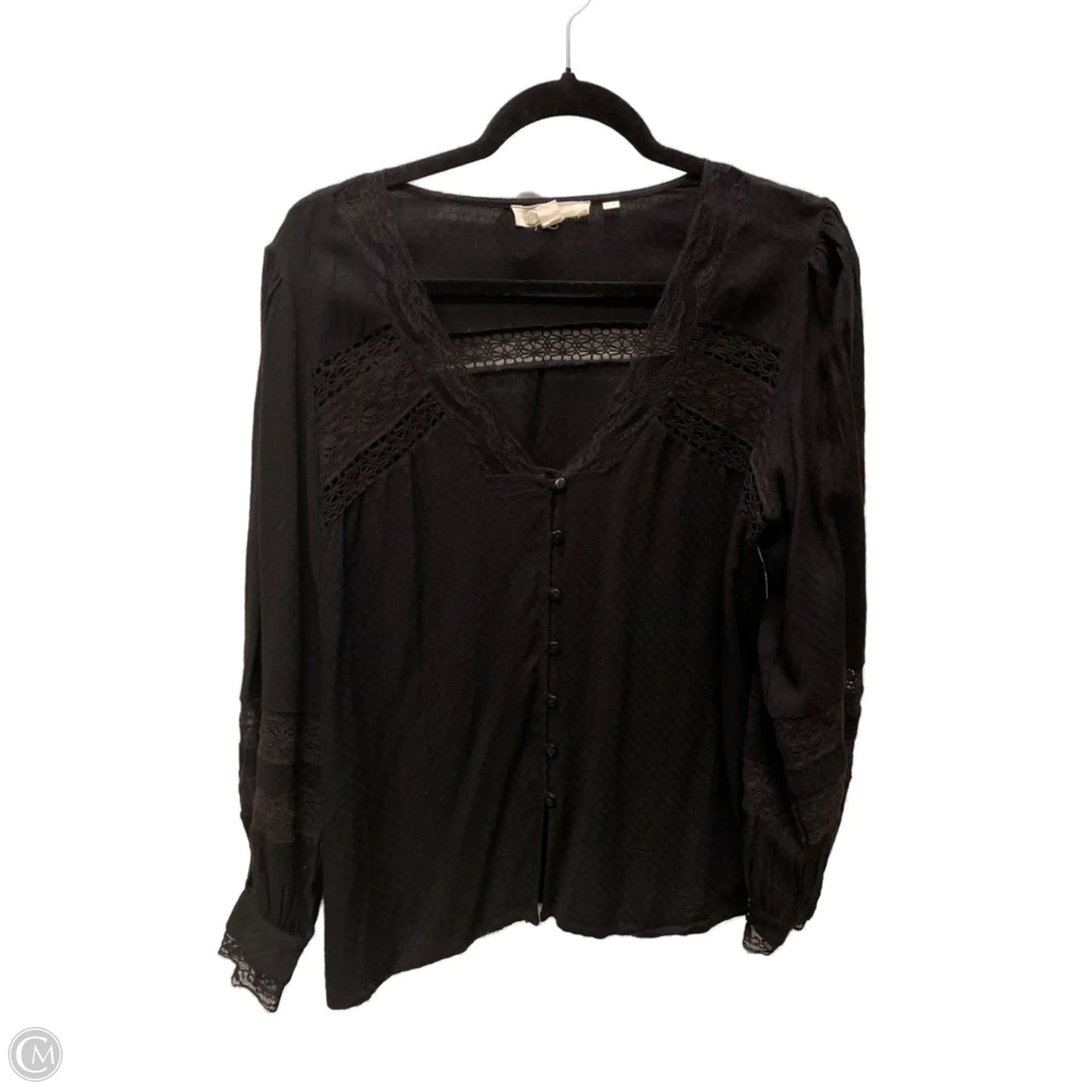 Top Long Sleeve By Forever That Girl In Black, Size: M