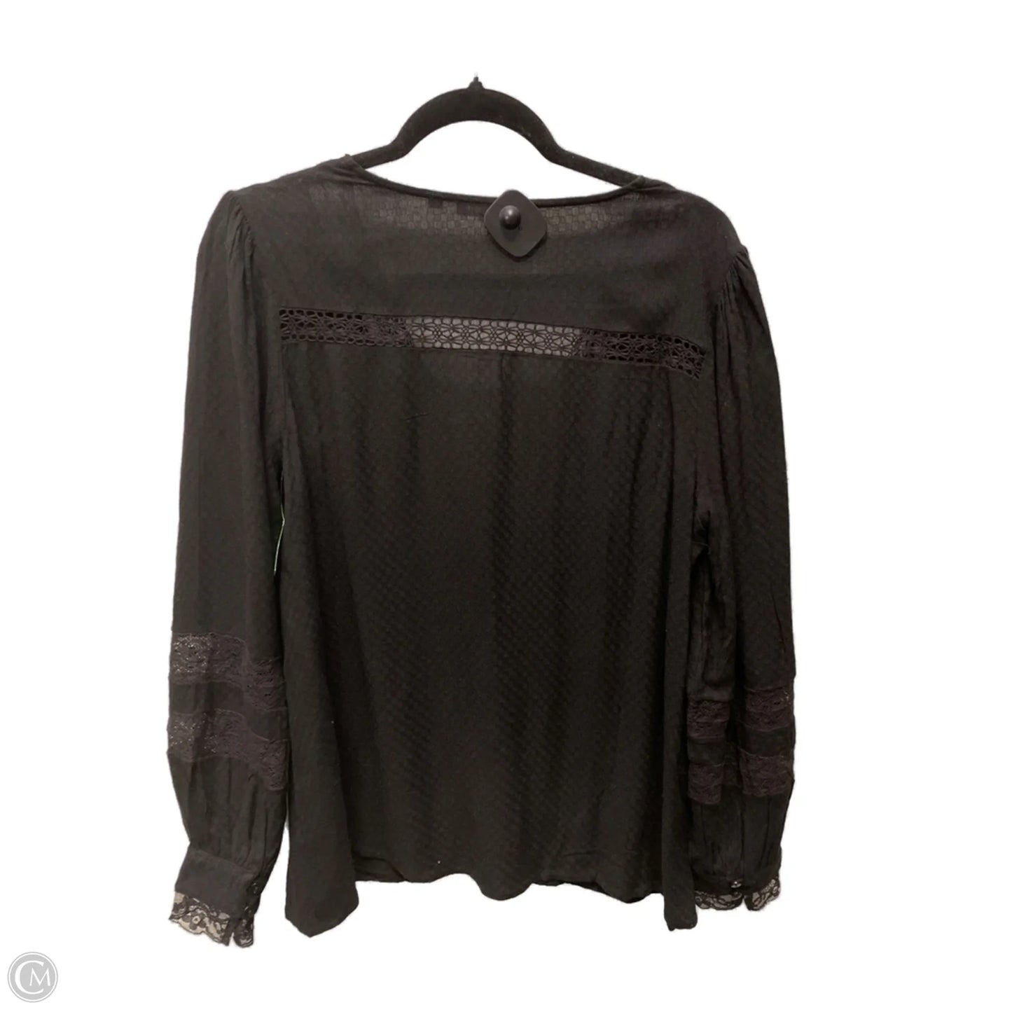 Top Long Sleeve By Forever That Girl In Black, Size: M