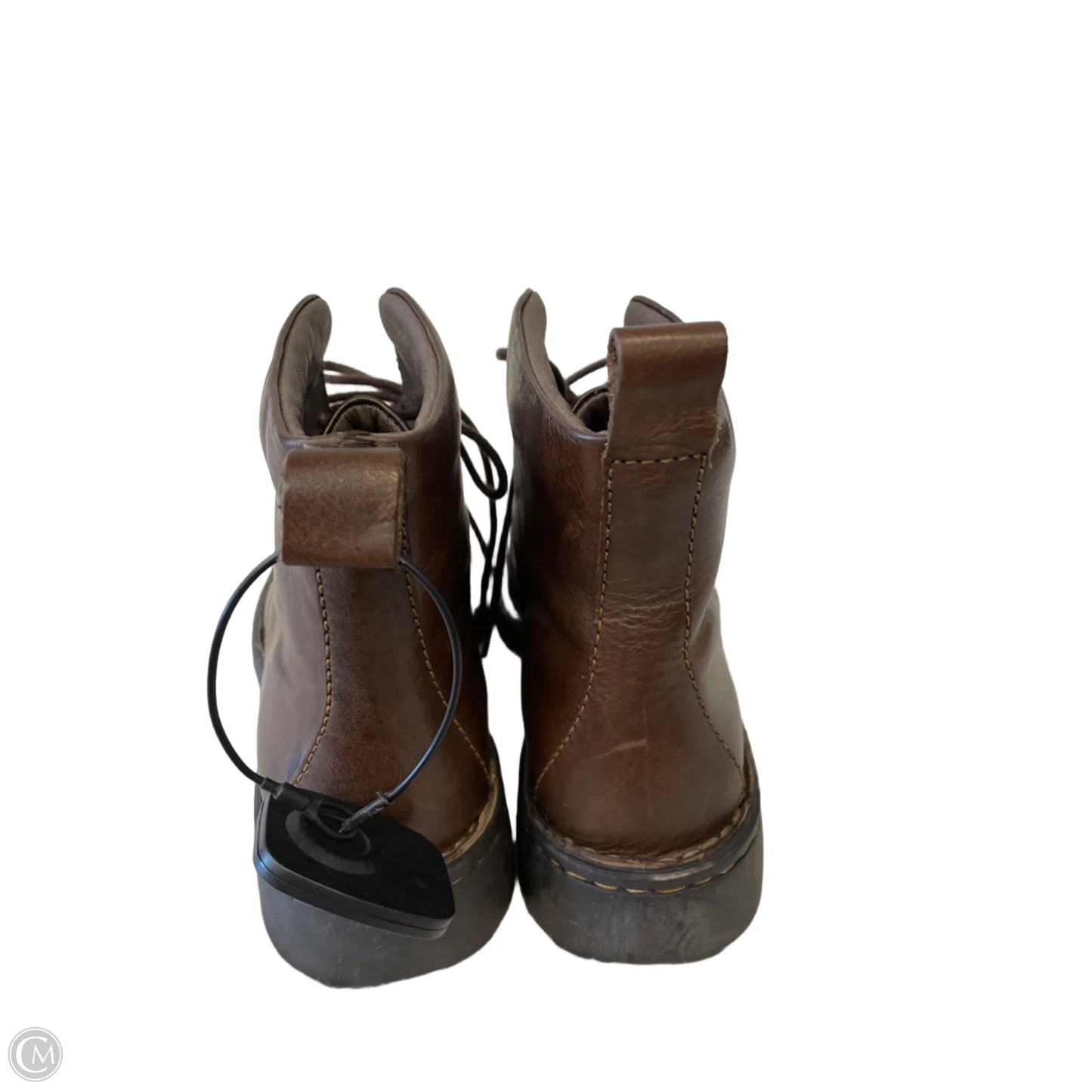 Boots Leather By Born In Brown, Size: 8.5