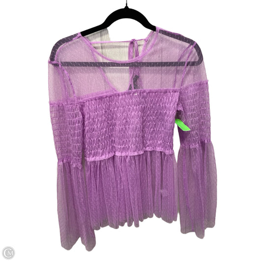 Top Long Sleeve By Romeo And Juliet In Purple, Size: M