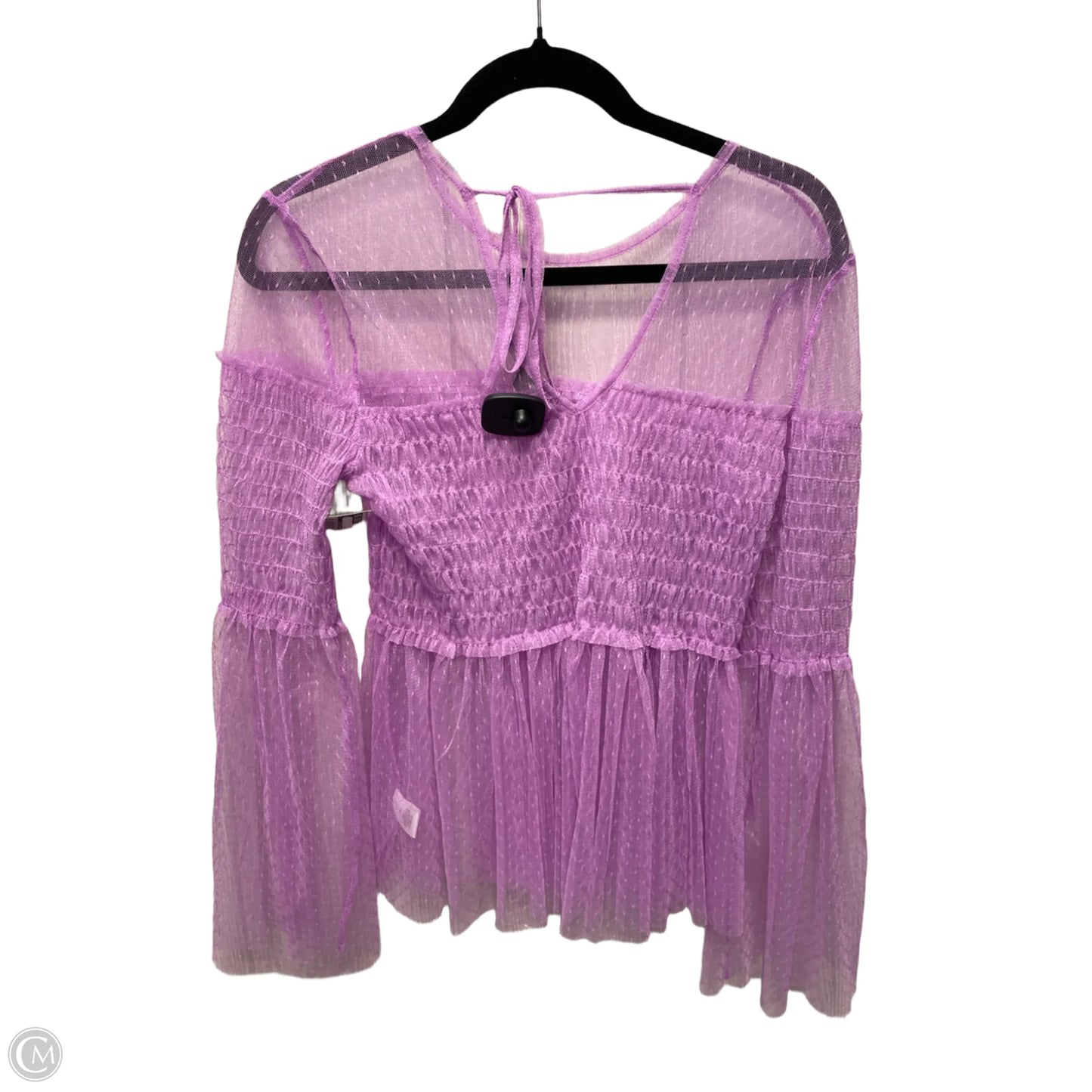 Top Long Sleeve By Romeo And Juliet In Purple, Size: M