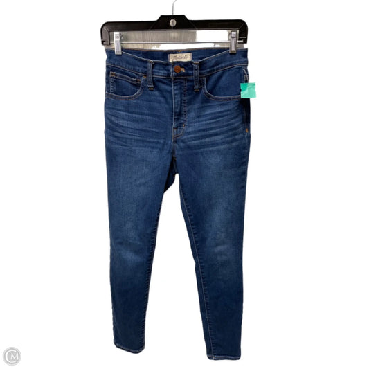 Jeans Skinny By Madewell In Blue Denim, Size: 4