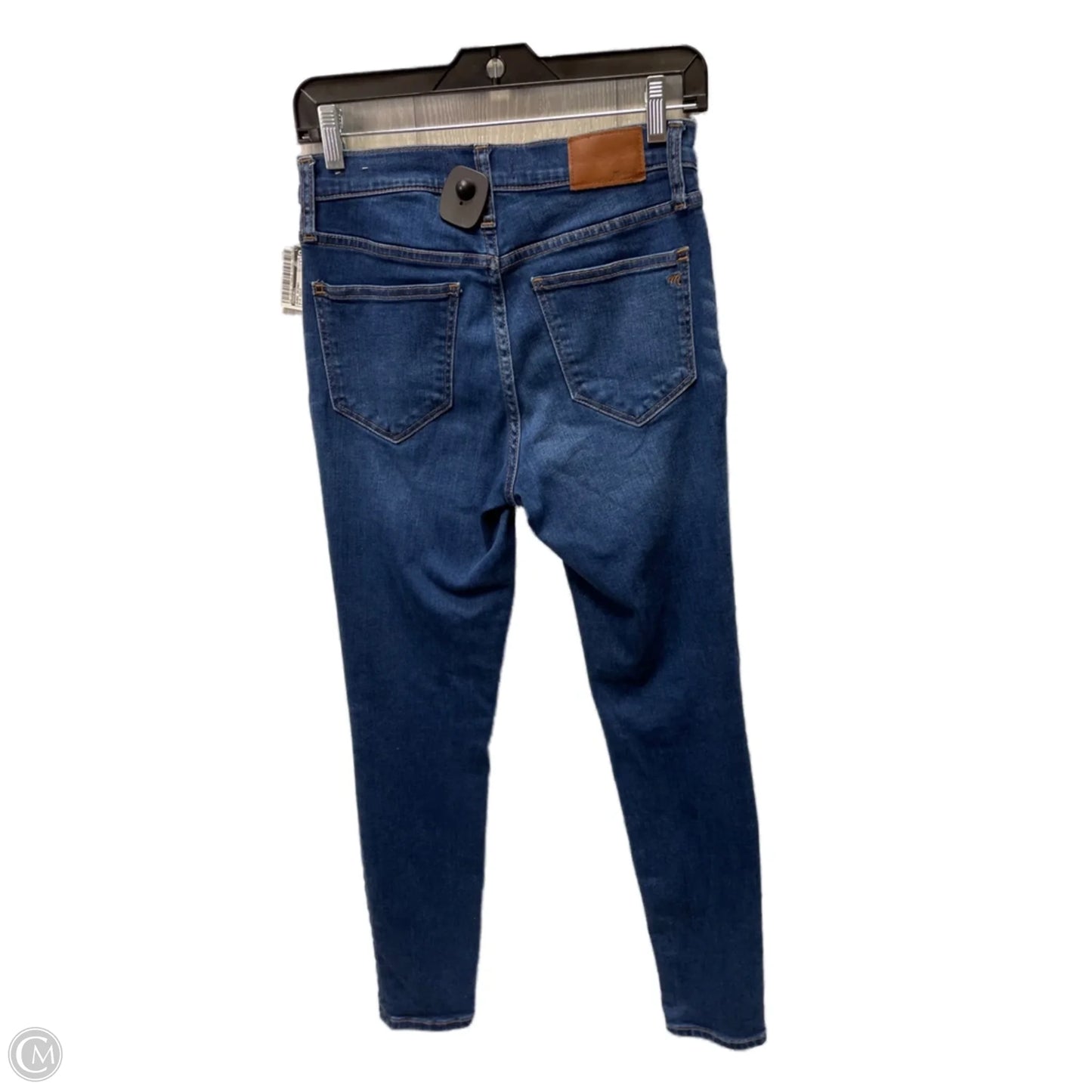 Jeans Skinny By Madewell In Blue Denim, Size: 4