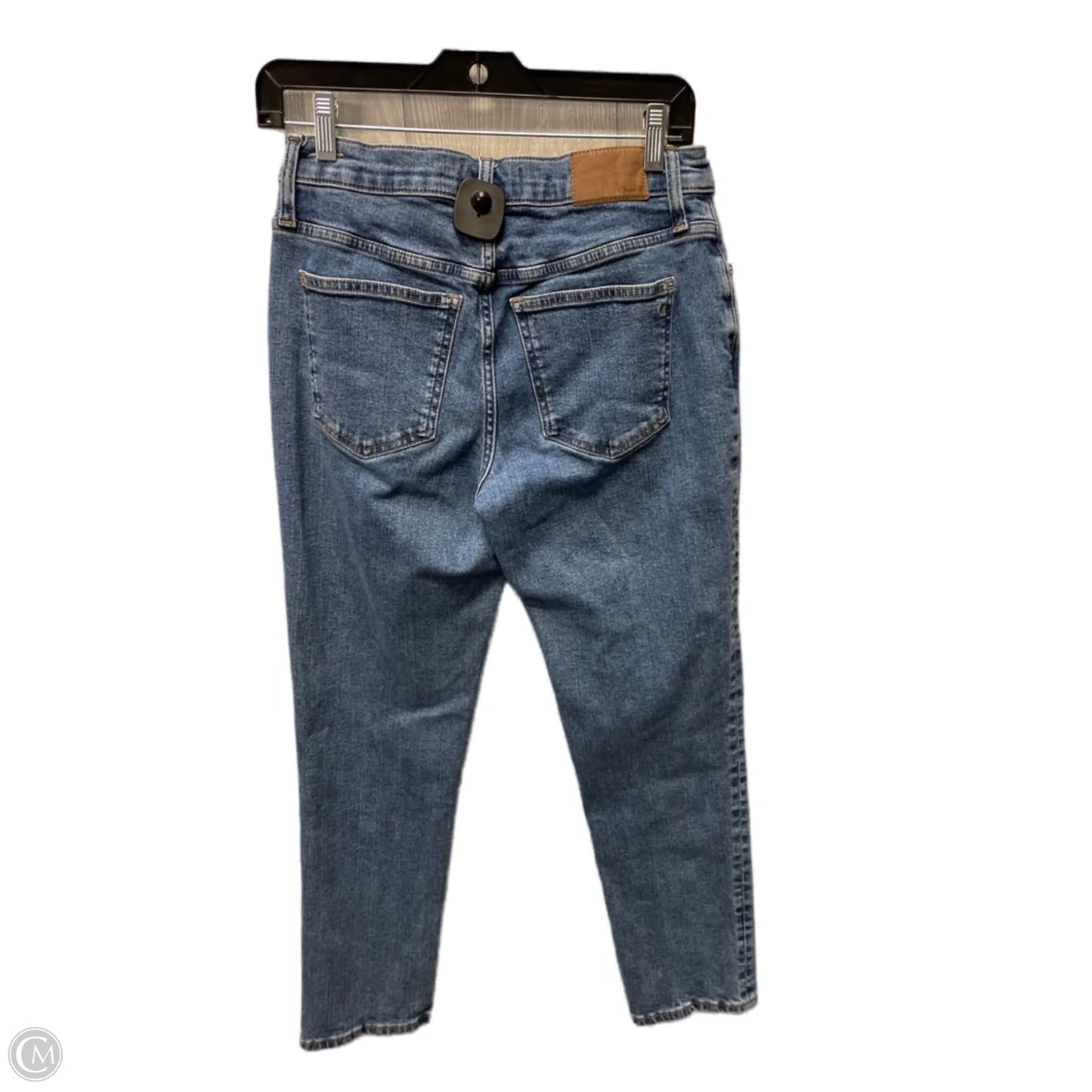 Jeans Straight By Madewell In Blue Denim, Size: 4