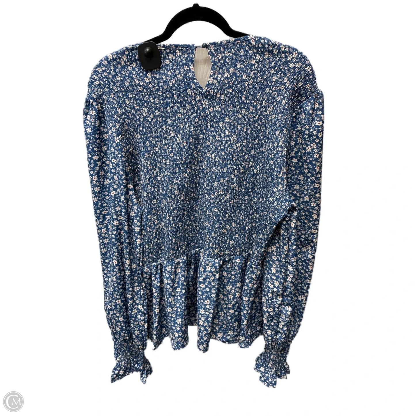 Top Long Sleeve By Clothes Mentor In Floral Print, Size: 1x