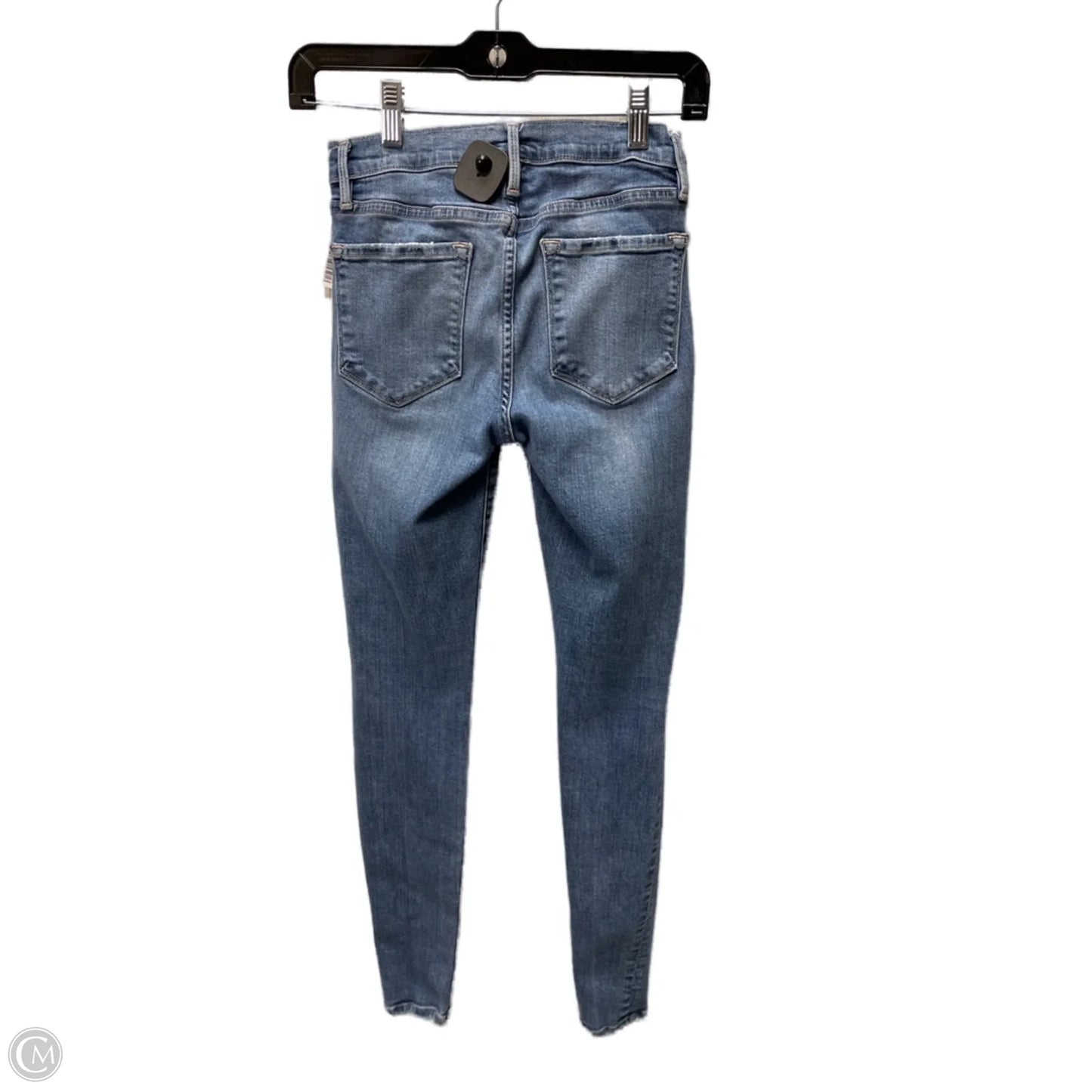 Jeans Skinny By Frame In Blue Denim, Size: 2