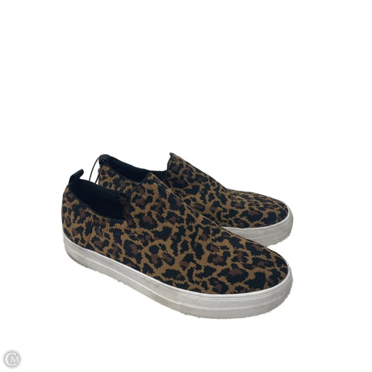 Shoes Sneakers By Steve Madden In Animal Print, Size: 9