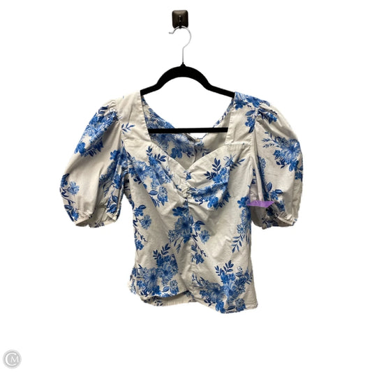 Top Short Sleeve By Rachel Zoe In Floral Print, Size: Xl