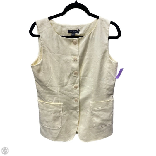 Top Sleeveless By Ann Taylor In Yellow, Size: S