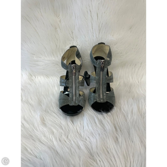 Sandals Designer By Michael Kors In Grey, Size: 6.5