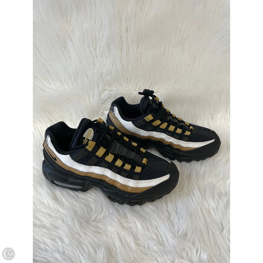 Shoes Athletic By Nike In Black & Gold, Size: 7