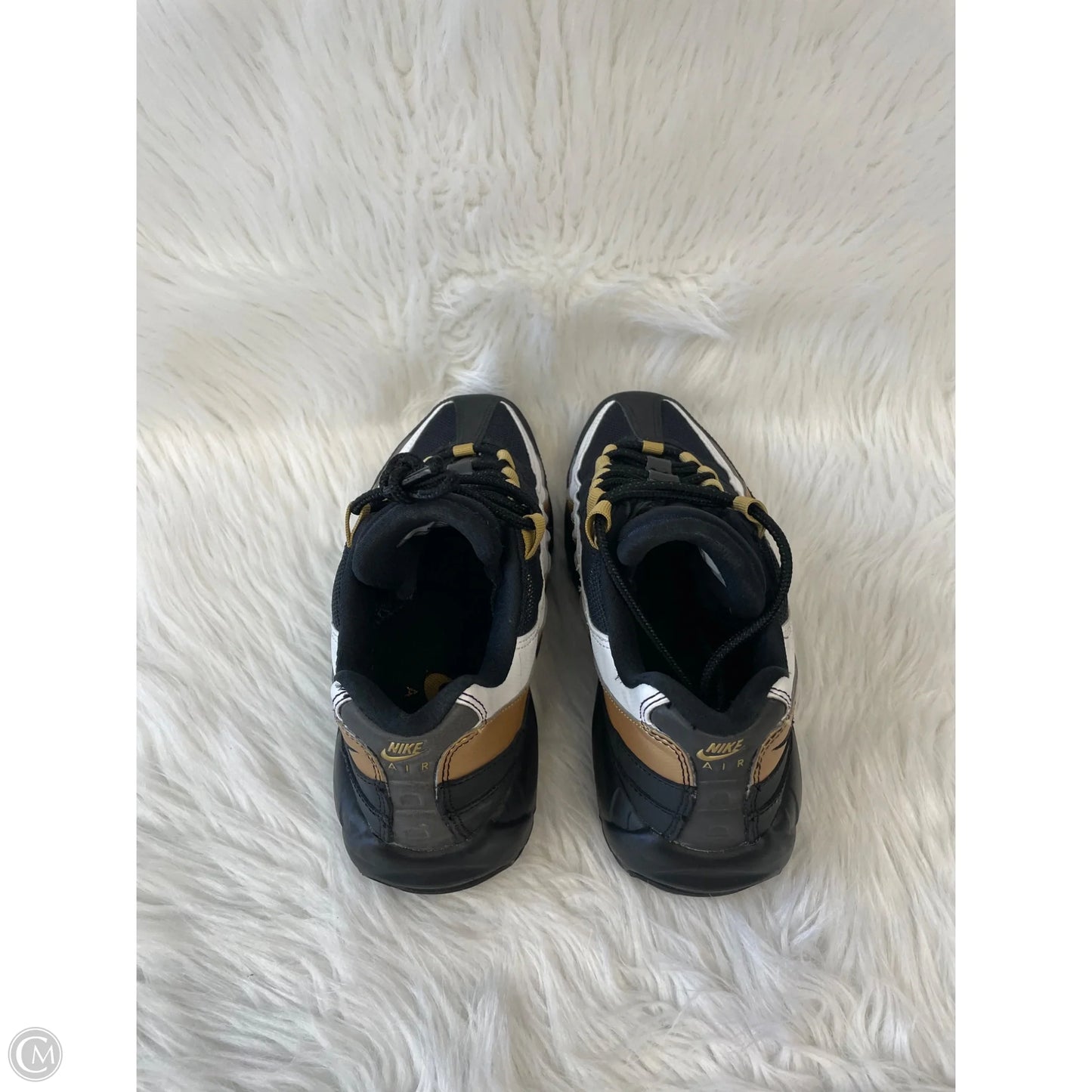 Shoes Athletic By Nike In Black & Gold, Size: 7