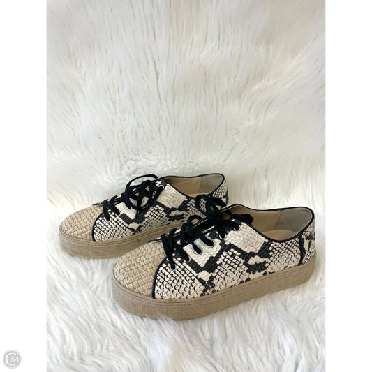 Shoes Heels Platform By Vince Camuto In Snakeskin Print, Size: 9