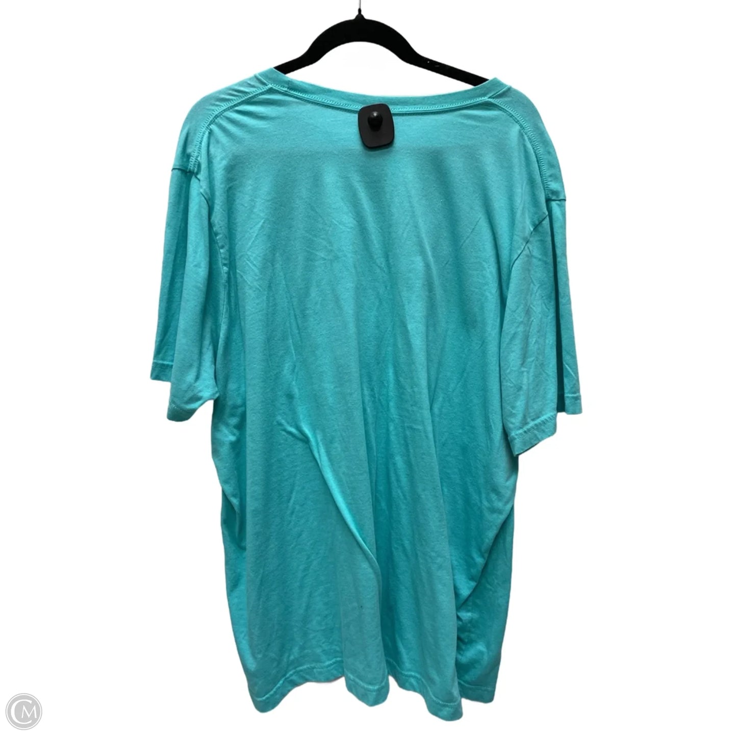 Top Short Sleeve Basic By Bella + Canvas In Aqua, Size: 3x