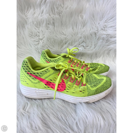 Shoes Athletic By Nike In Green & Pink, Size: 8.5
