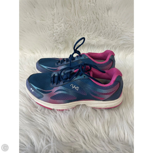 Shoes Athletic By Ryka In Blue & Pink, Size: 8.5