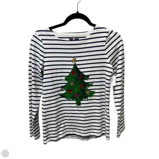 Top Long Sleeve By Joules In Striped Pattern, Size: S