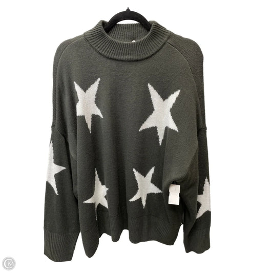 Sweater By True Craft In Grey & White, Size: 2x