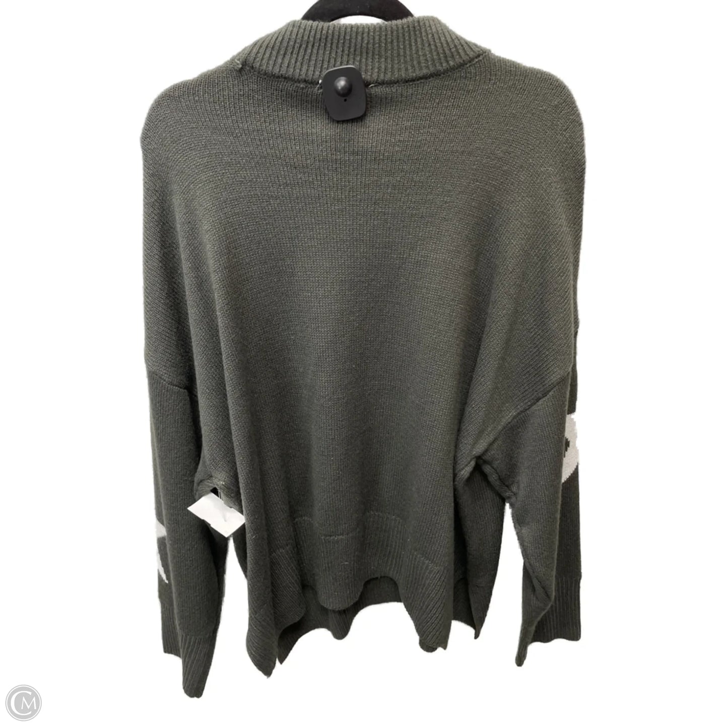 Sweater By True Craft In Grey & White, Size: 2x