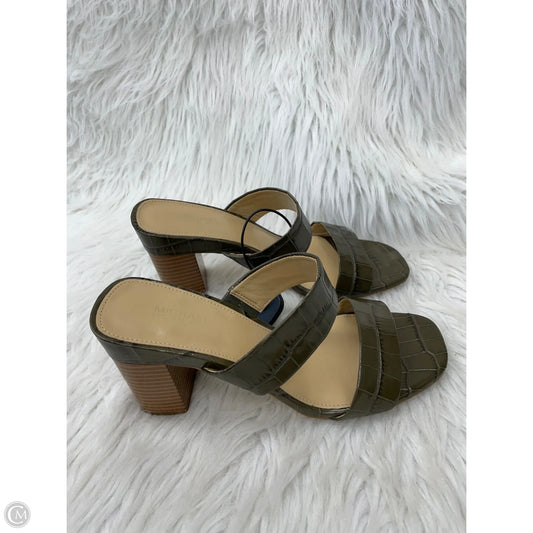 Sandals Designer By Michael Kors In Green, Size: 7