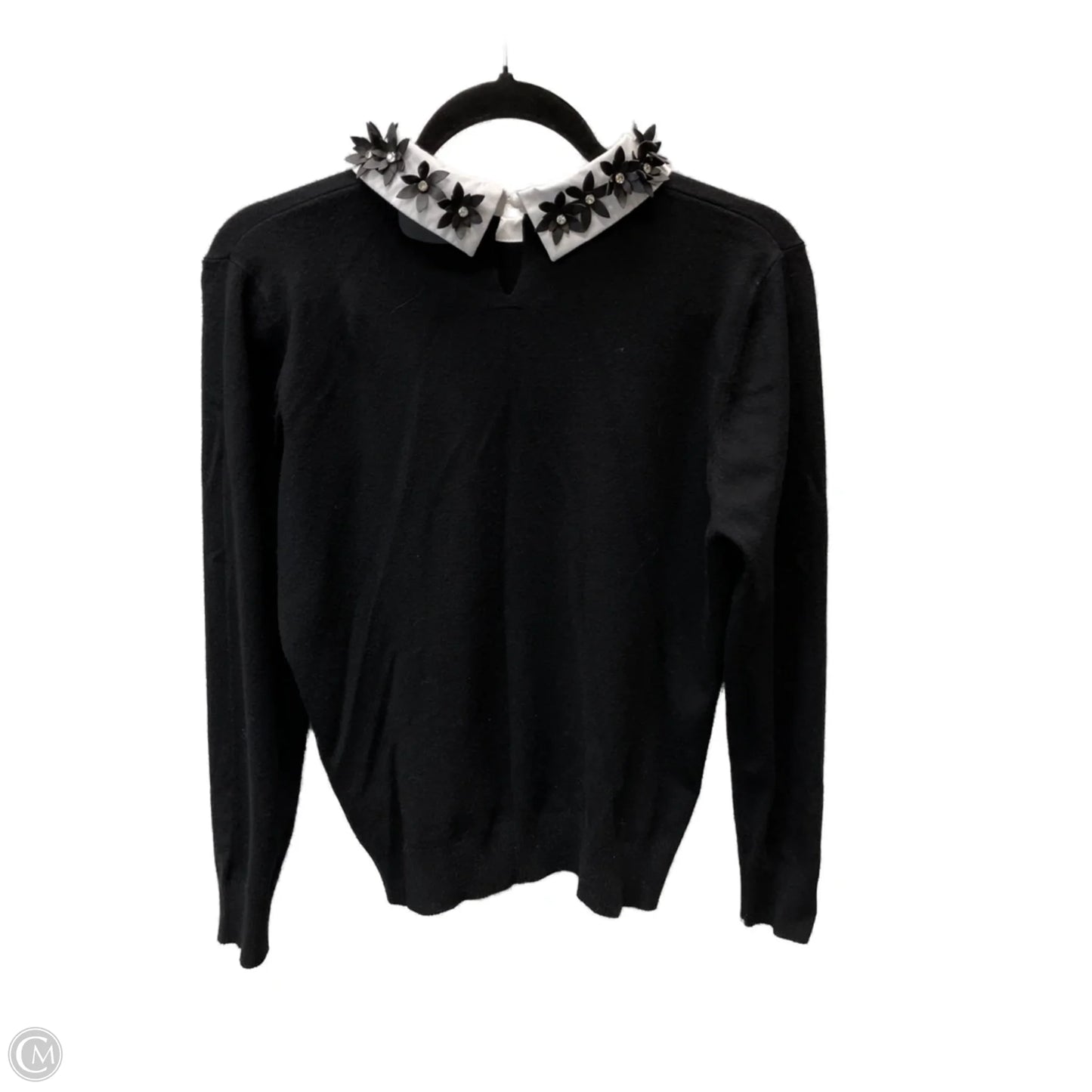 Sweater By Sioni In Black & White, Size: L