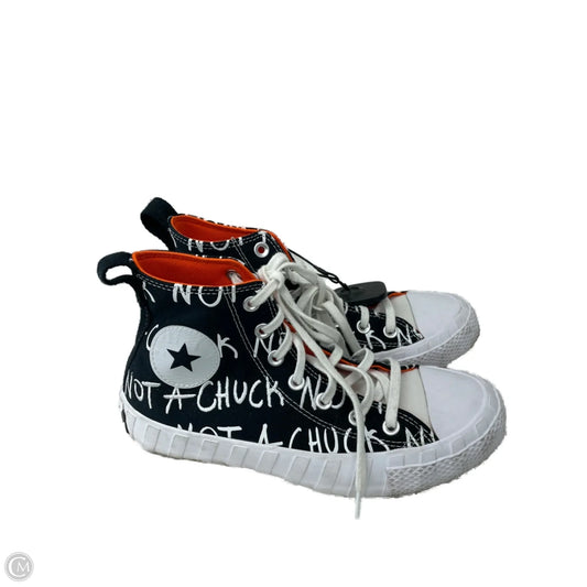 Shoes Sneakers By Converse In Black & White, Size: 7.5