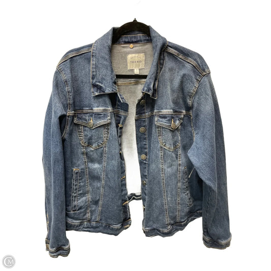 Jacket Denim By Torrid In Blue Denim, Size: 3x