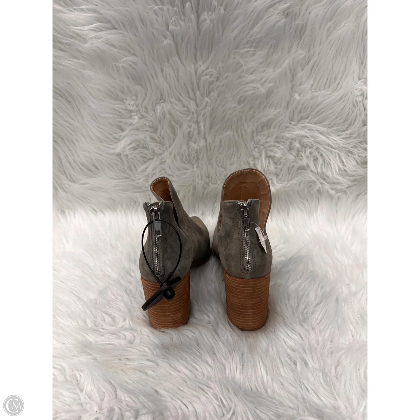 Boots Ankle Heels By Steve Madden In Taupe, Size: 7.5