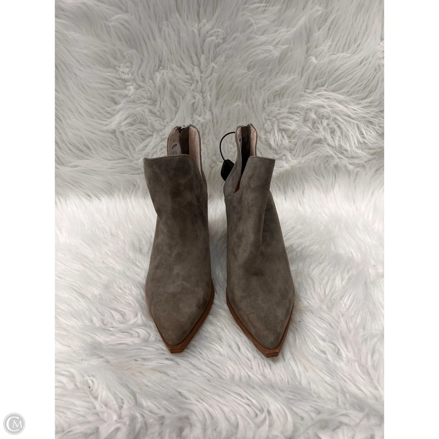 Boots Ankle Heels By Steve Madden In Taupe, Size: 7.5