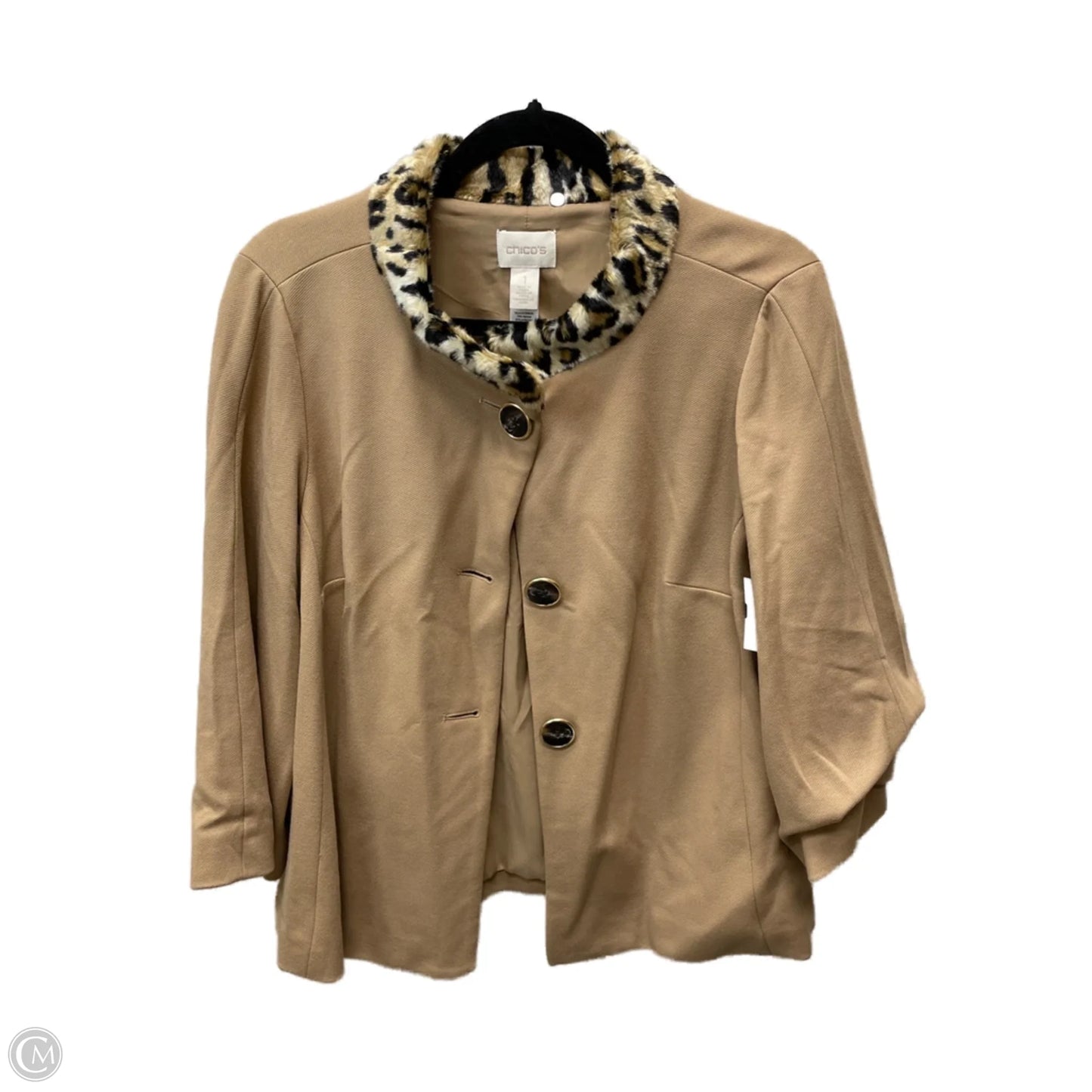 Jacket Other By Chicos In Tan, Size: S