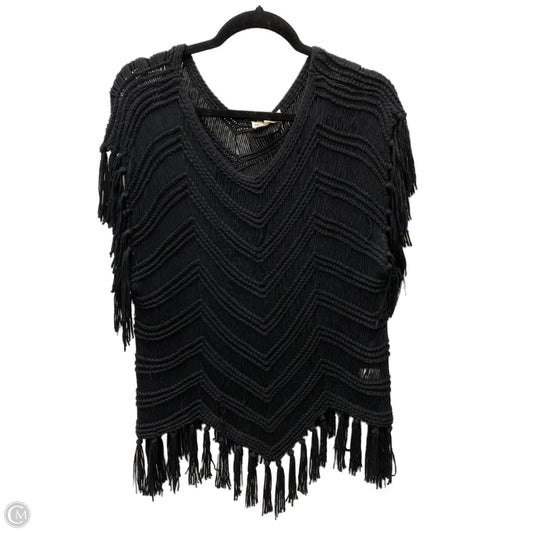 Sweater Short Sleeve By New In In Black, Size: M