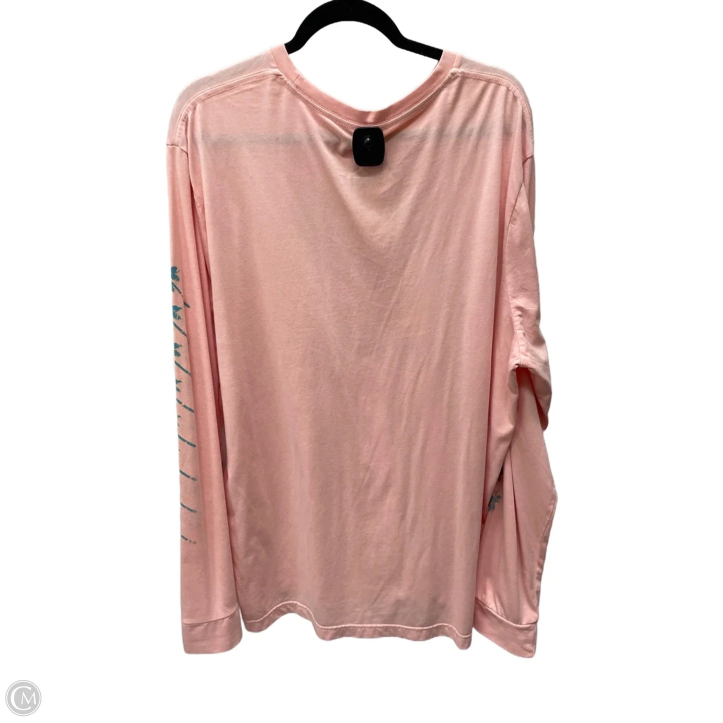 Top Long Sleeve By Disney In Pink, Size: 2x