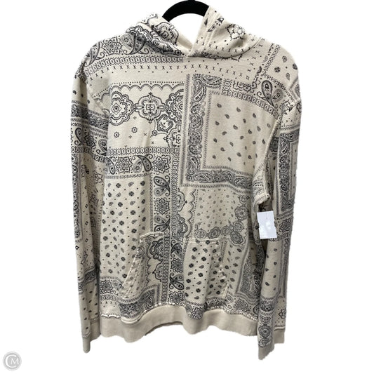 Sweatshirt Hoodie By Bdg In Black & Tan, Size: L