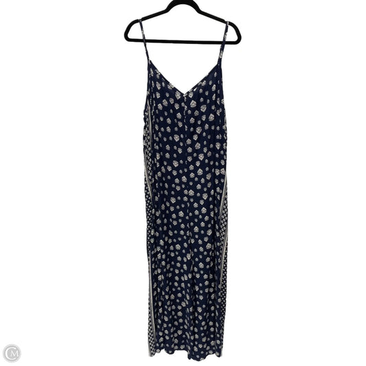Jumpsuit By Cato In Blue & Tan, Size: 3x