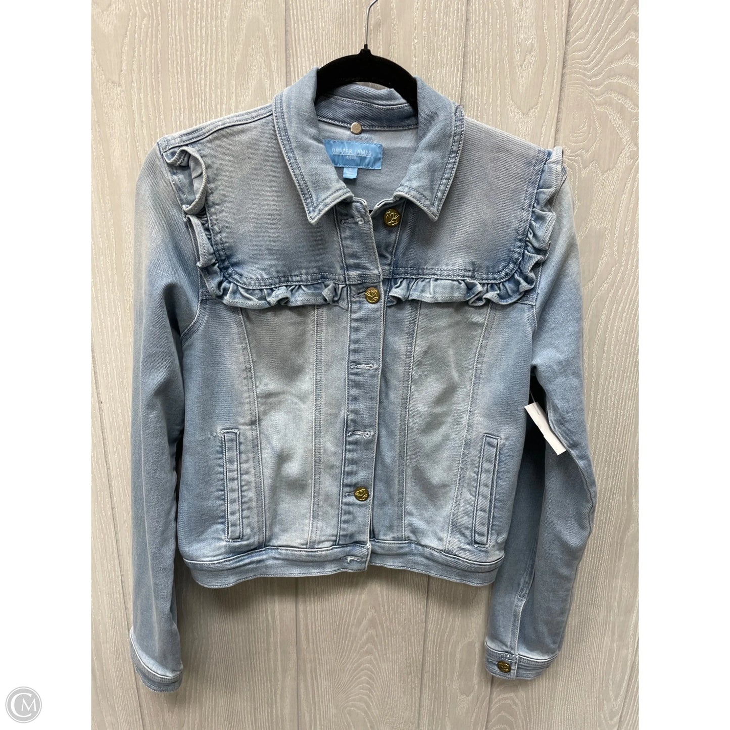 Jacket Denim By Draper James Rsvp In Blue Denim, Size: S