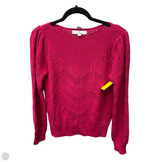 Sweater By Loft In Pink, Size: S