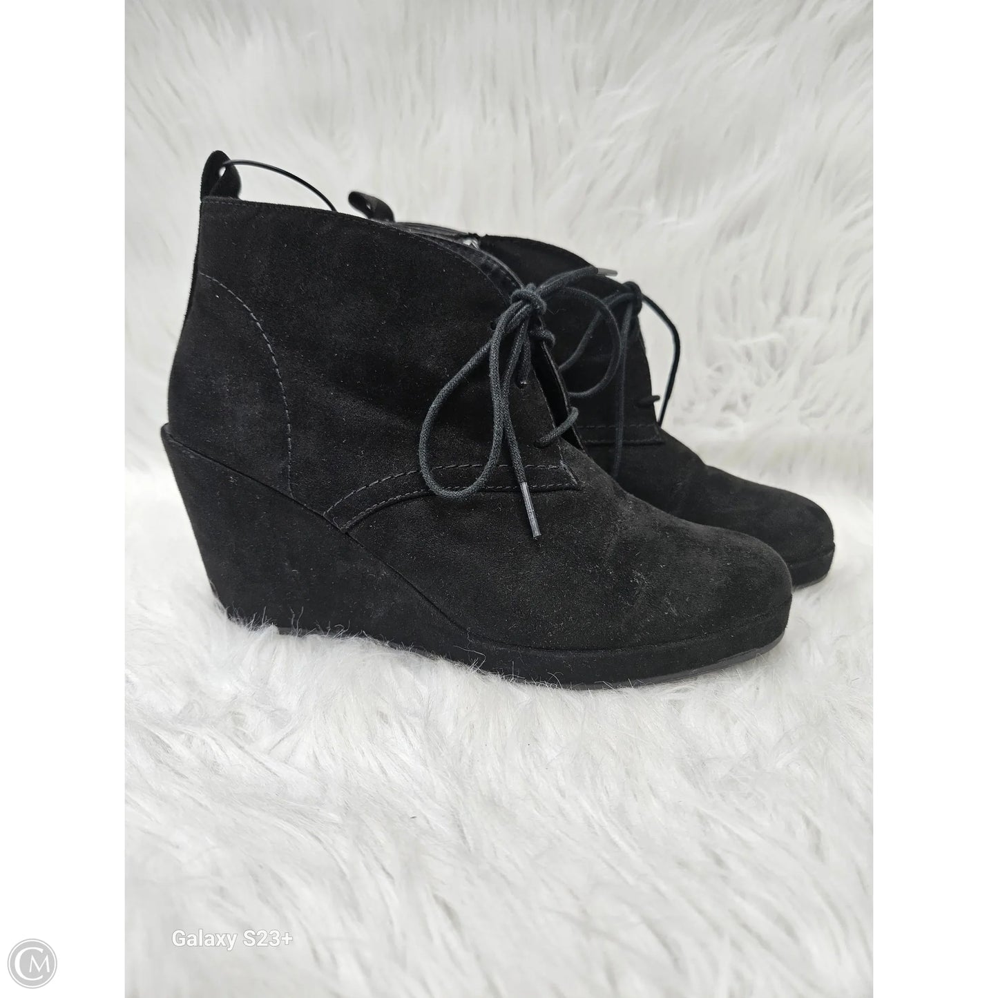 Shoes Heels Wedge By Dolce Vita In Black, Size: 8.5