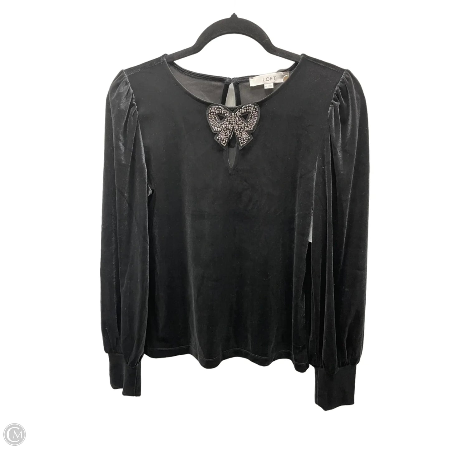 Top Long Sleeve By Loft In Black, Size: Xs