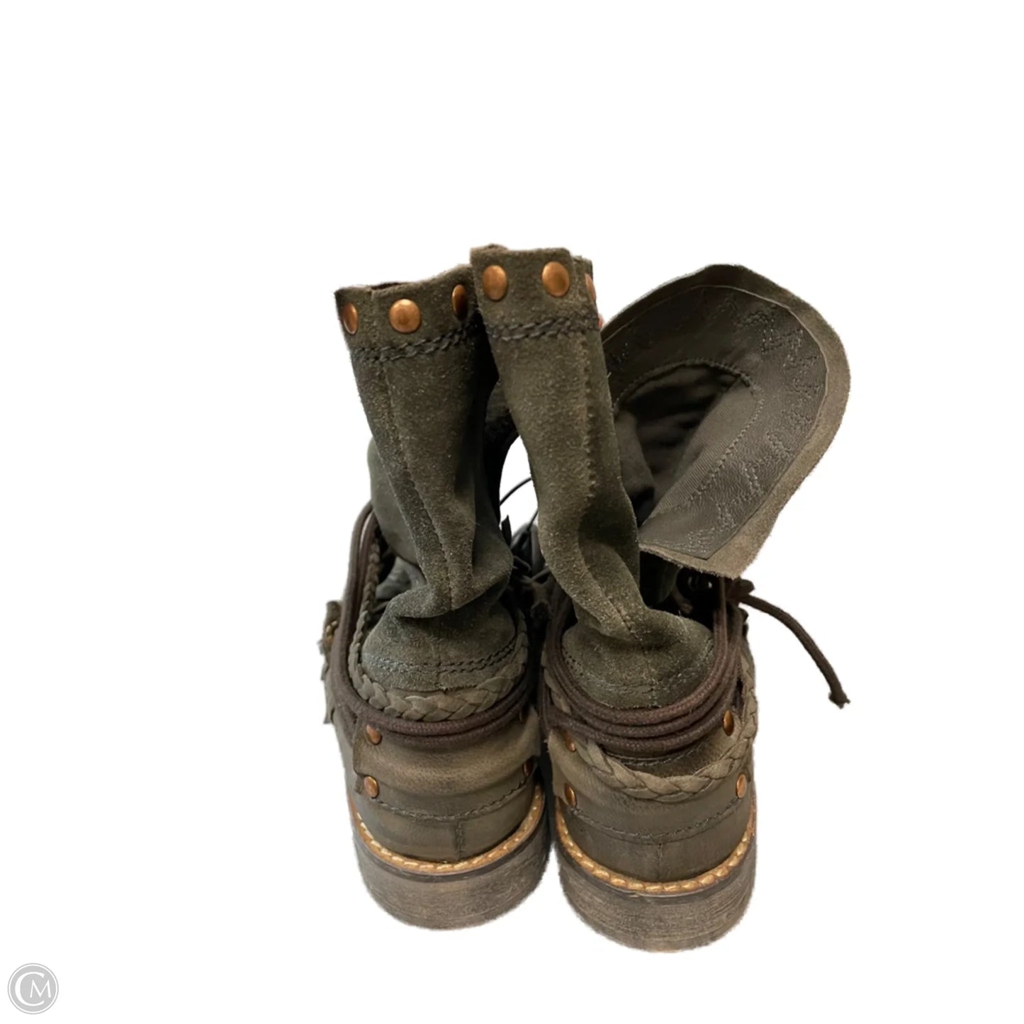 Boots Leather By MUSSE & CLOUD In Green, Size: 9.5