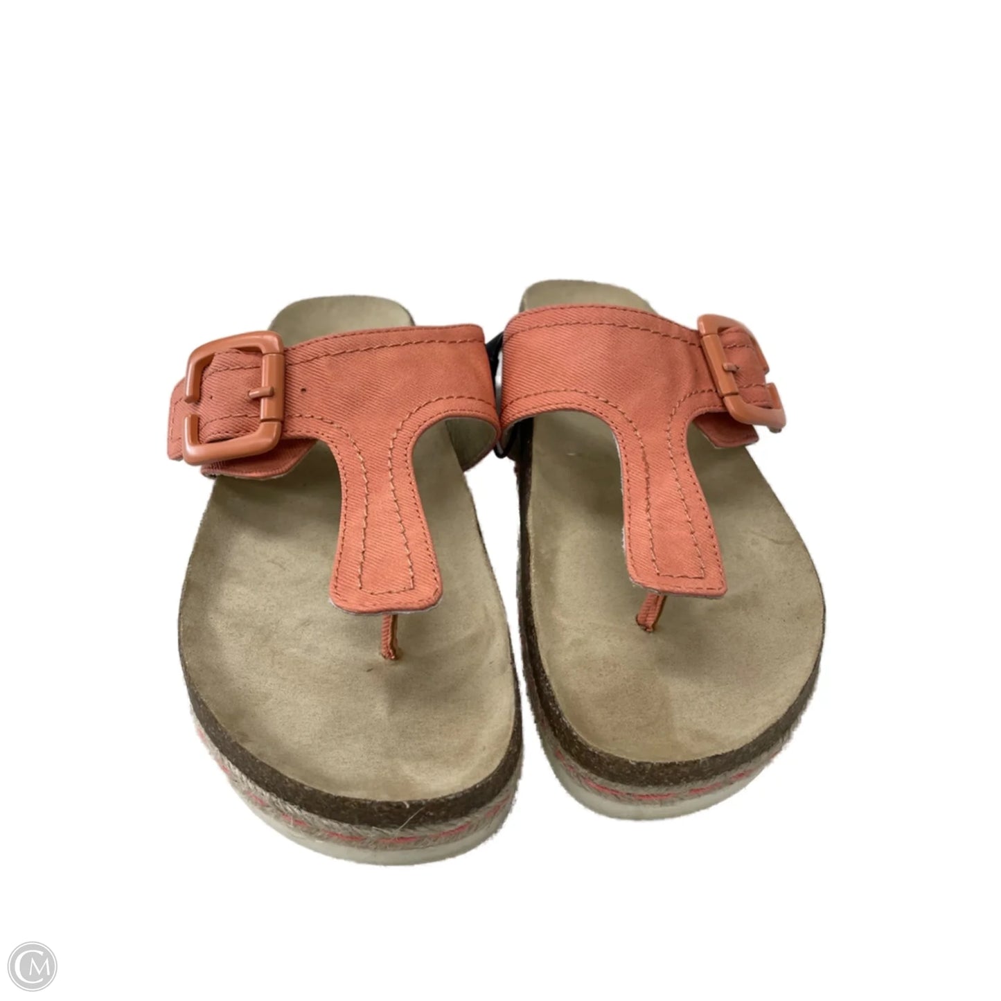Sandals Flats By Bjorndal In Peach, Size: 7