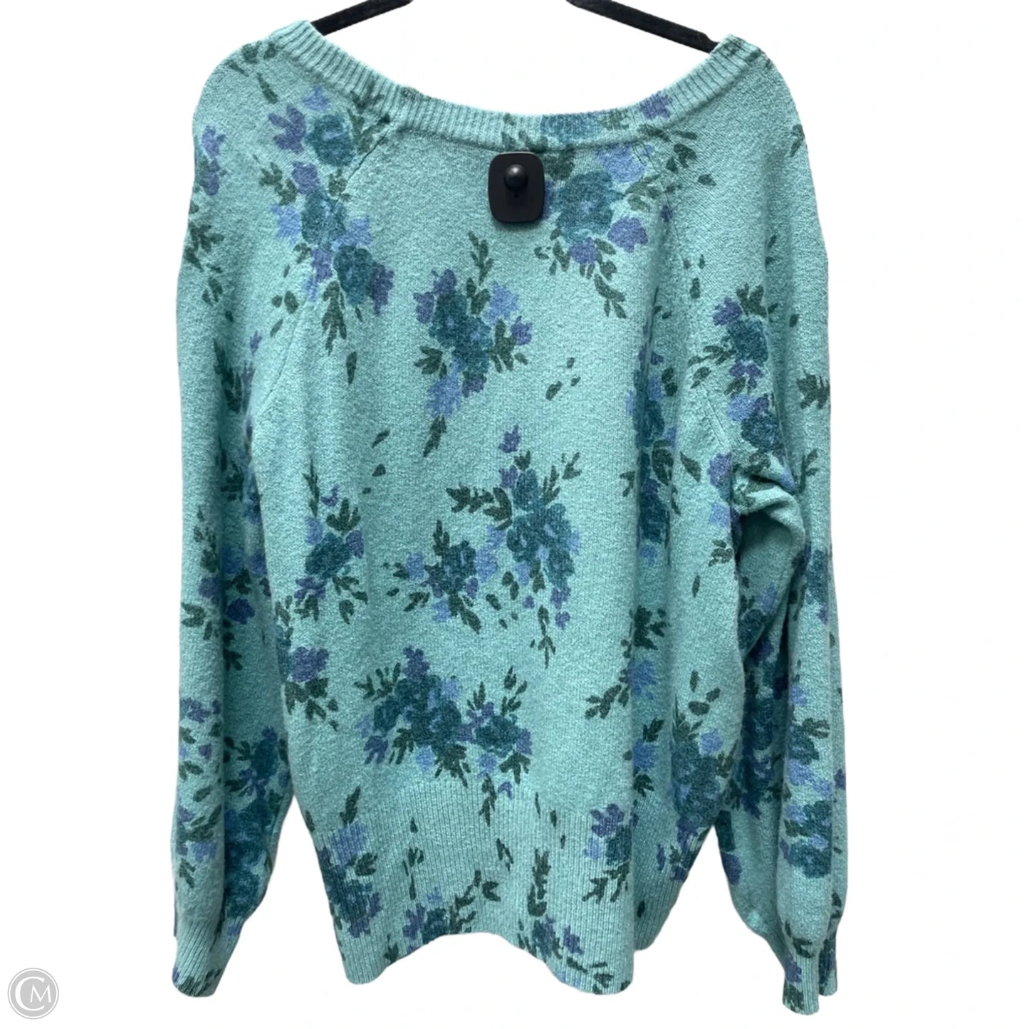 Sweater By Lc Lauren Conrad In Floral Print, Size: 1x