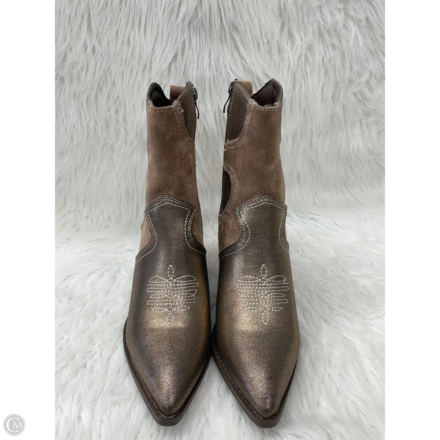 Boots Western By Corkys In Brown & Gold, Size: 9