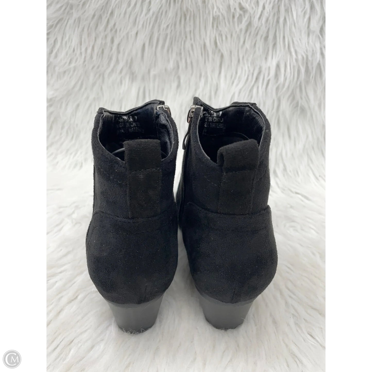 Boots Ankle Heels By Corkys In Black, Size: 7