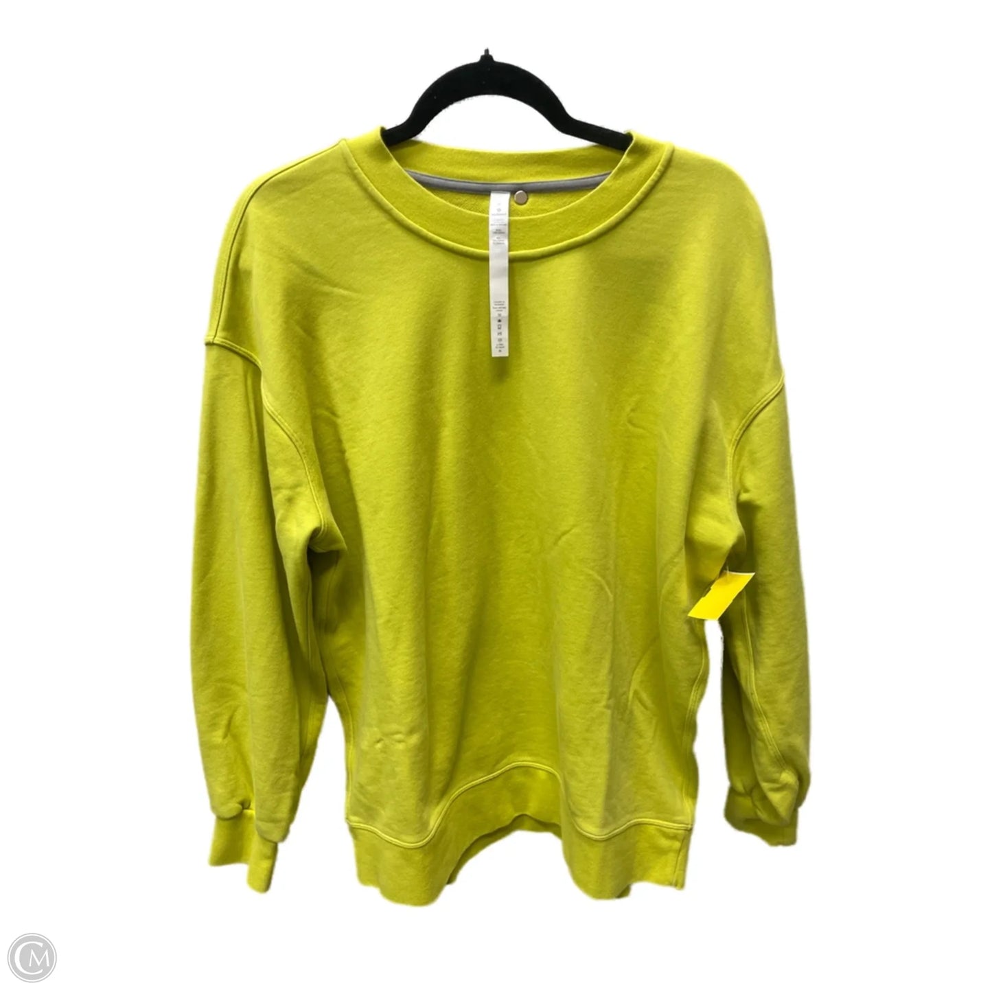 Athletic Sweatshirt Crewneck By Lululemon In Grey, Size: S