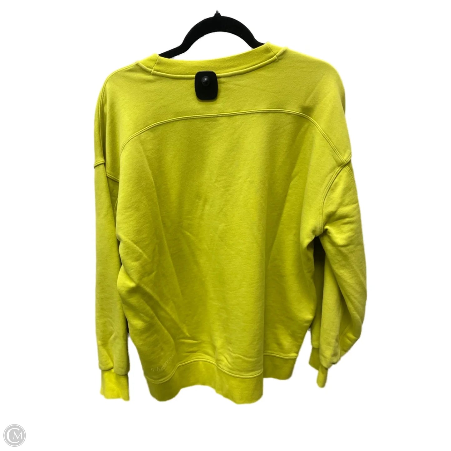 Athletic Sweatshirt Crewneck By Lululemon In Grey, Size: S