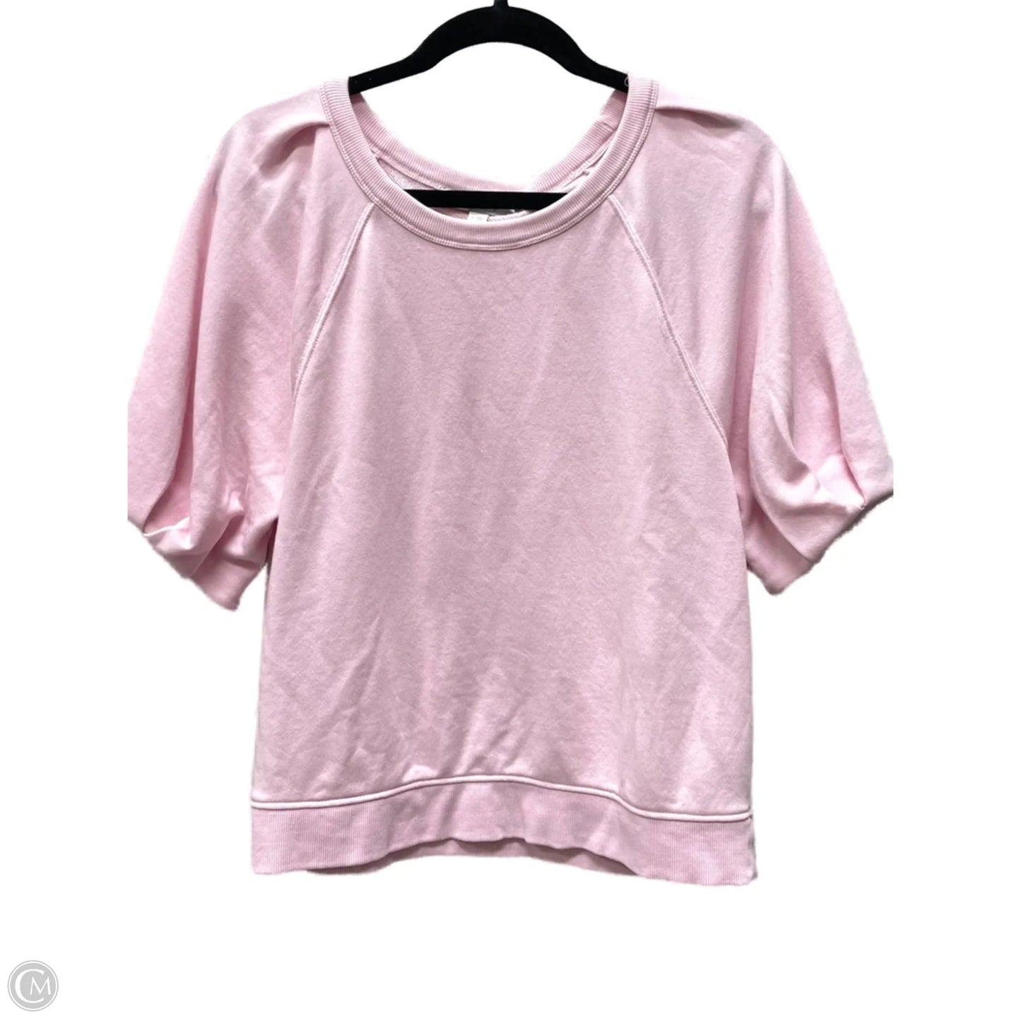Top Short Sleeve By Loft In Pink, Size: S