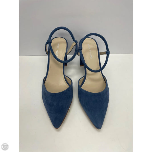 Shoes Heels Block By Marc Fisher In Blue, Size: 7.5