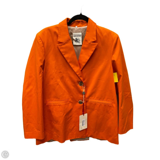 Blazer By SEMI COUTURE  In Orange, Size: Xl